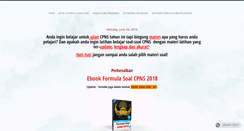 Desktop Screenshot of formulasoalcpns.info